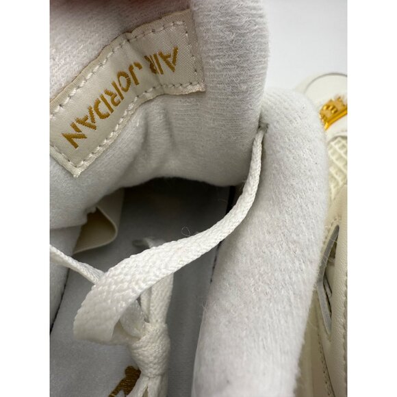 Size 6 - Air Jordan 4 Retro Metallic Gold (Women's) - Picture 9 of 10